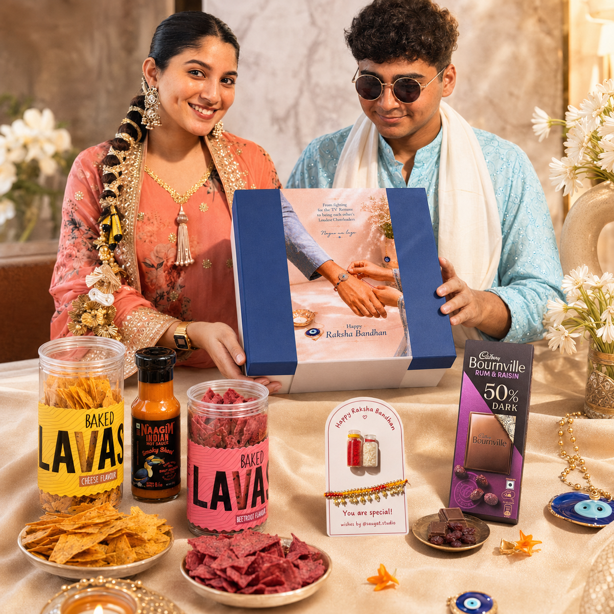Snack Attack Rakhi Hamper