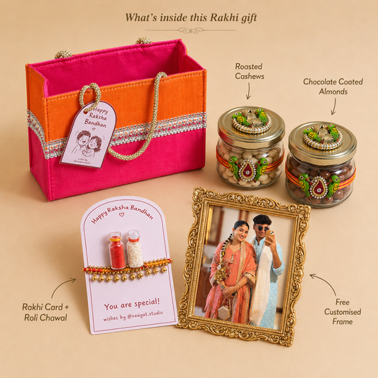 Festive Crunch Rakhi Bag