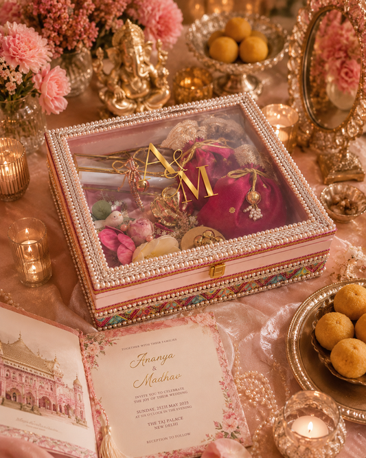 Gulabi Shaadi First Invite Hamper
