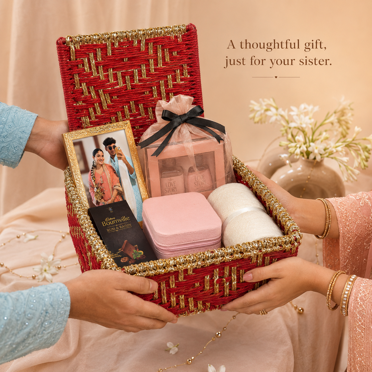 Sister Rakhi Glow Box
