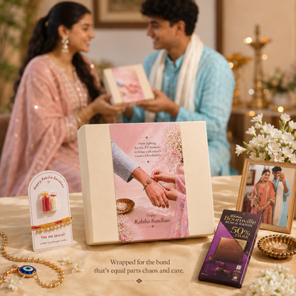 Cheers, Favourite Sibling Rakhi Hamper