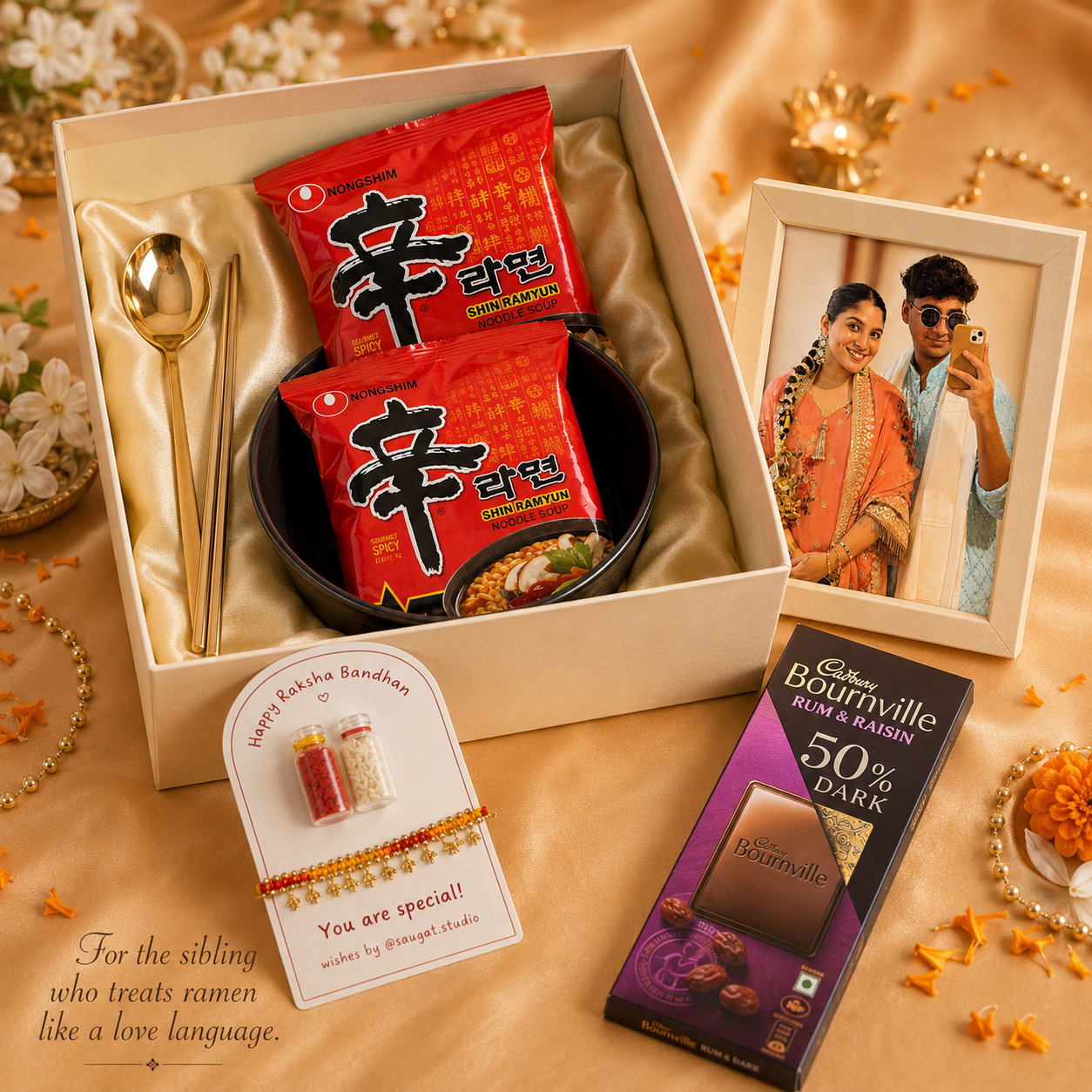 Noodles Before Nok-Jhok Rakhi Hamper