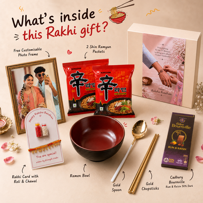 Noodles Before Nok-Jhok Rakhi Hamper