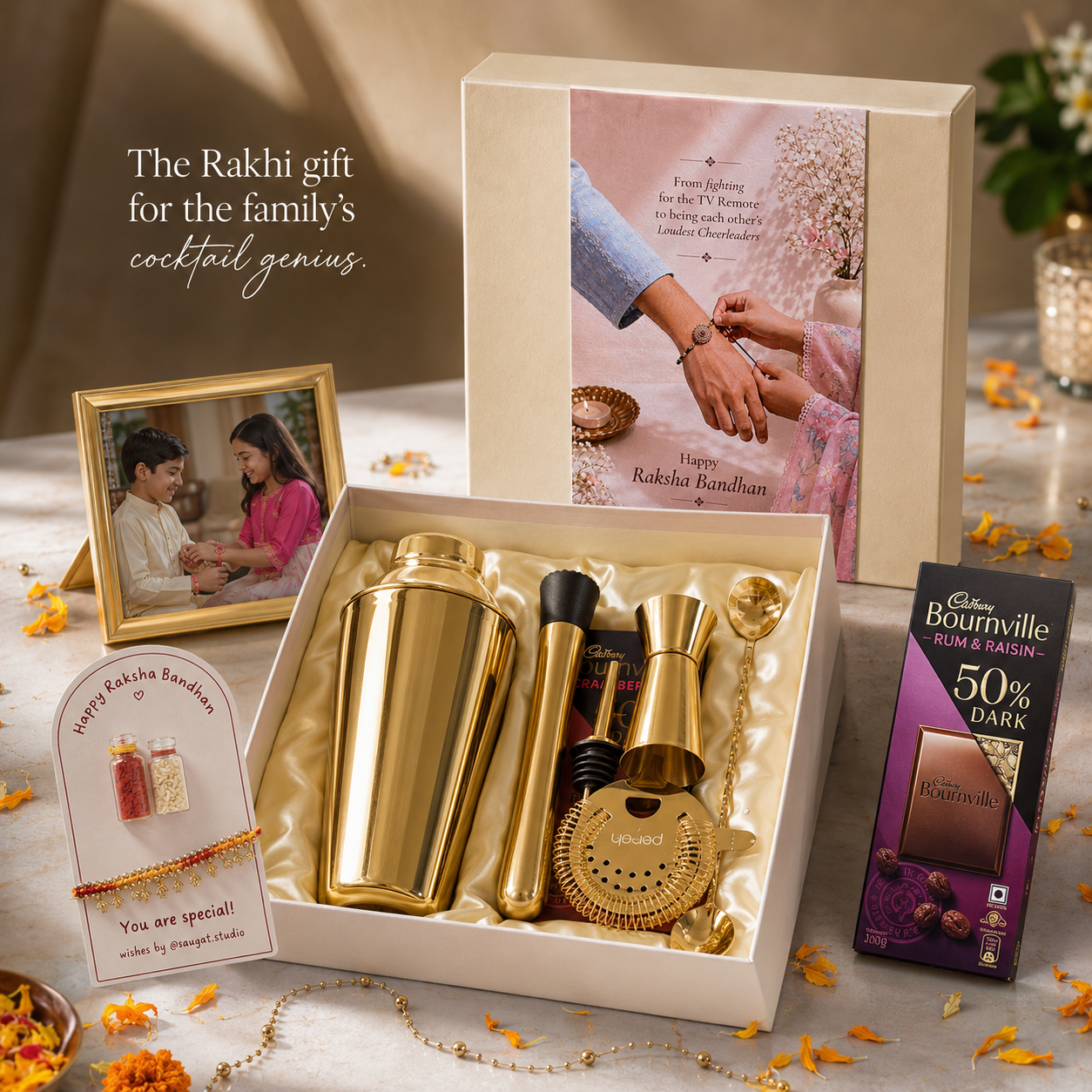 The Cocktail Genius Rakhi Box
