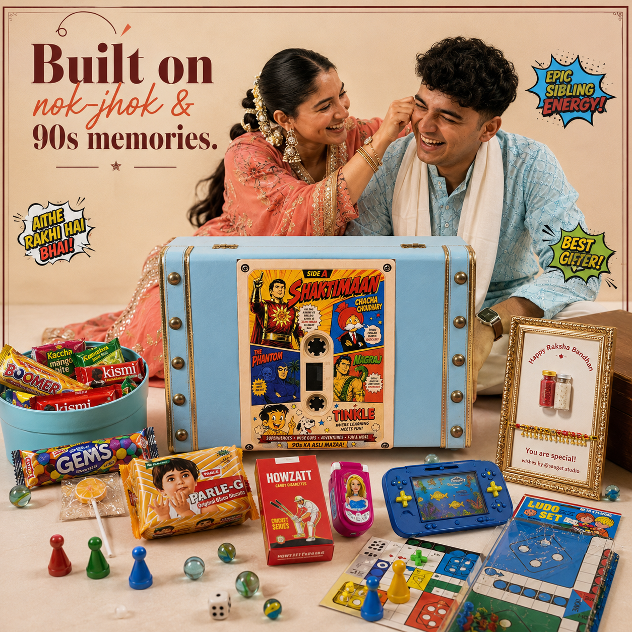 Back to Bachpan 90s Rakhi Box