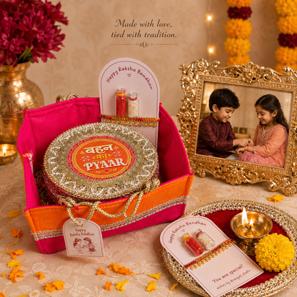 Laddoo & Love Rakhi Bag