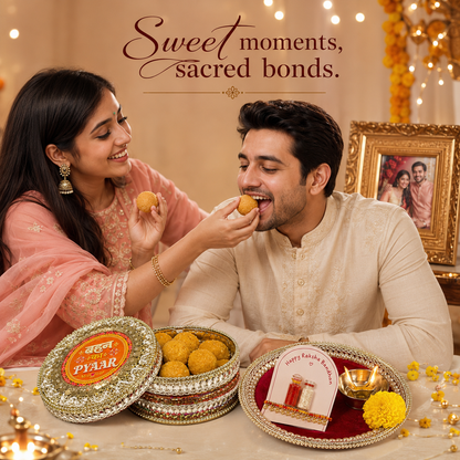 Laddoo & Love Rakhi Bag