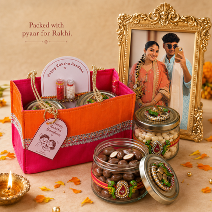 Festive Crunch Rakhi Bag