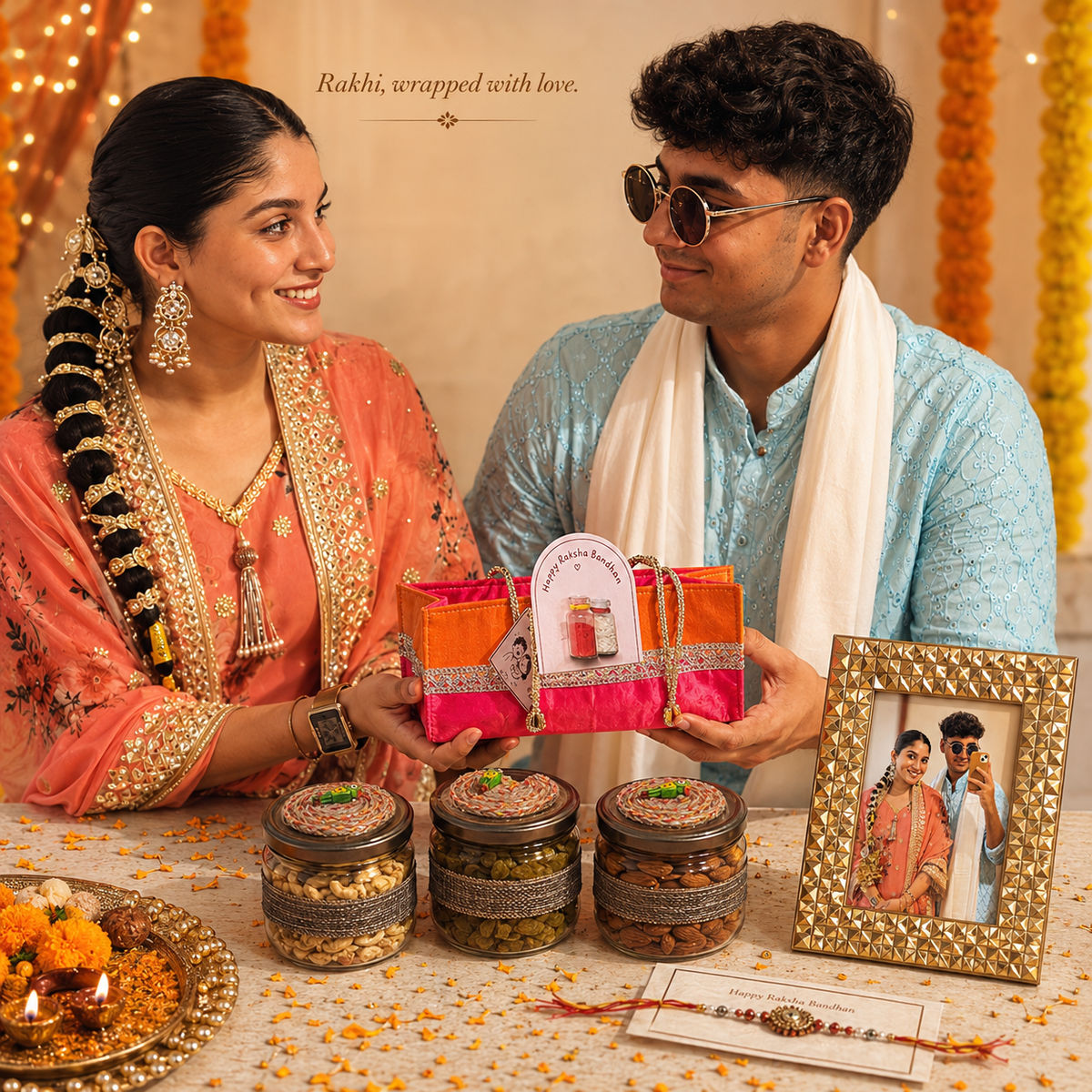 Rakhi Snack Trio Bag