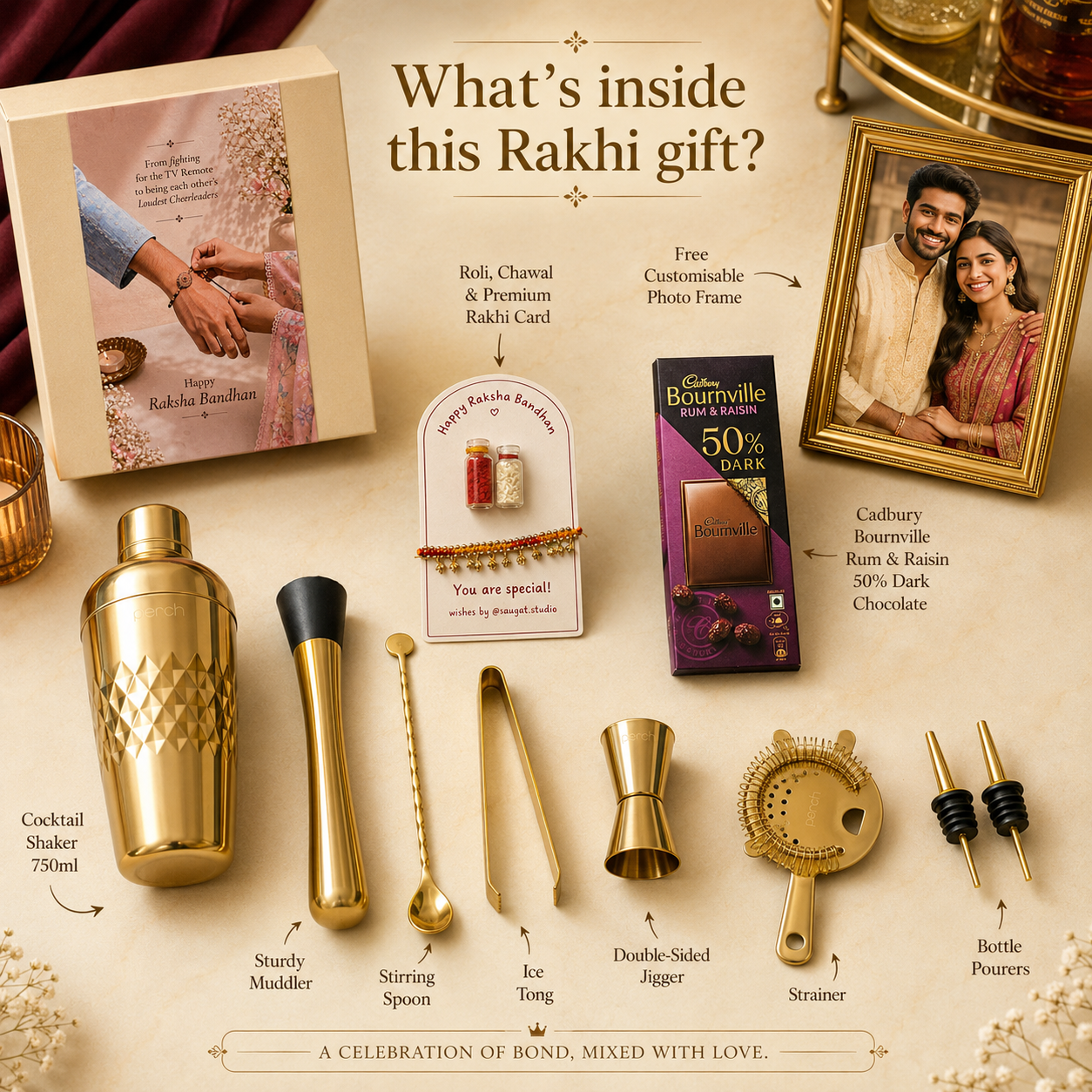 The Cocktail Genius Rakhi Box