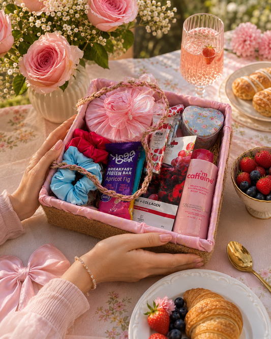 No.1 Girls Pink Hamper Basket