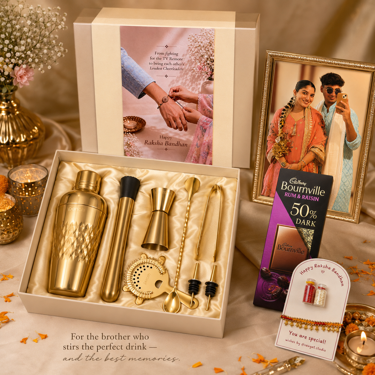 The Cocktail Genius Rakhi Box
